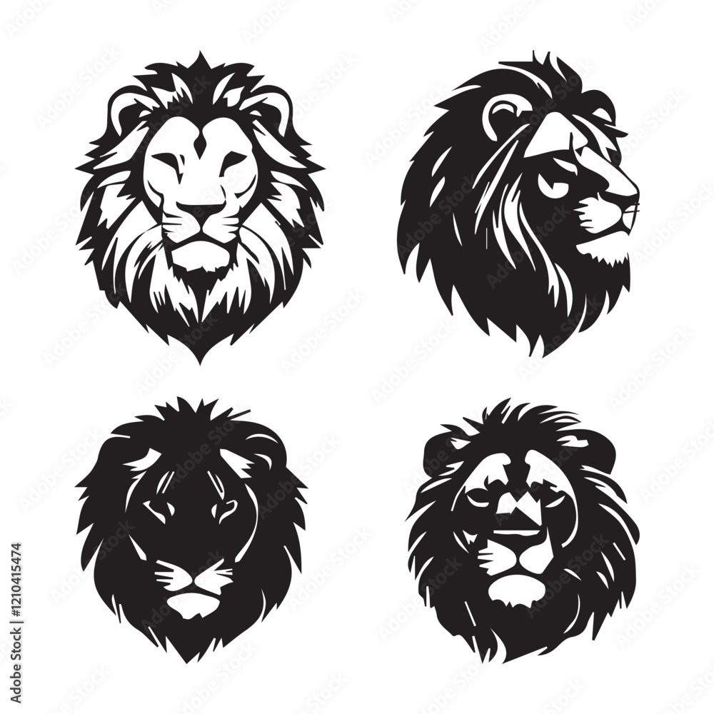 Fototapeta premium lion and lioness