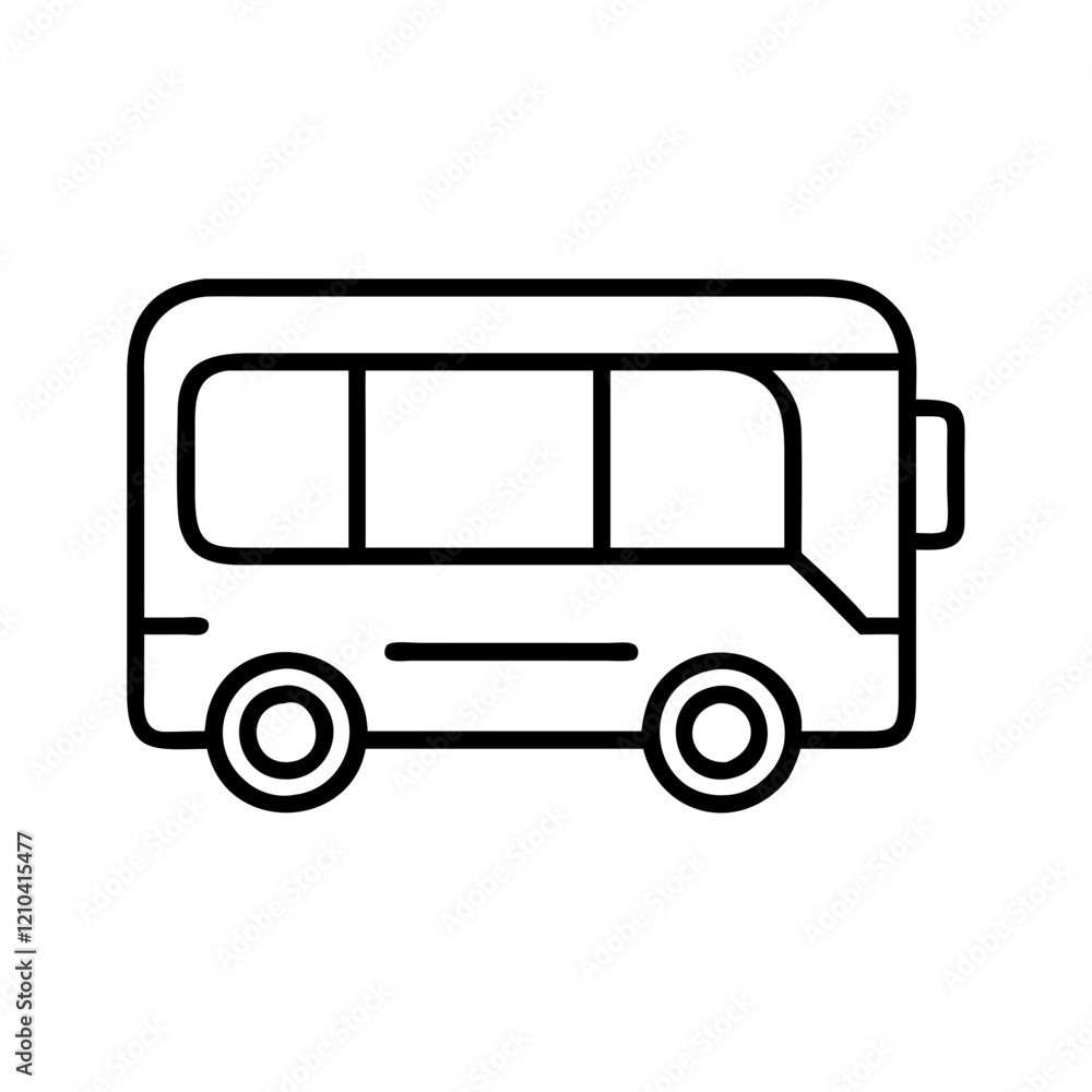 shuttle bus icon, shuttle bus line art - simple line art of shuttle bus, perfect for shuttle bus logos and icons shuttle bus icon, shuttle bus line art - simple line art of shuttle bus, perfect for shuttle bus logos and icons