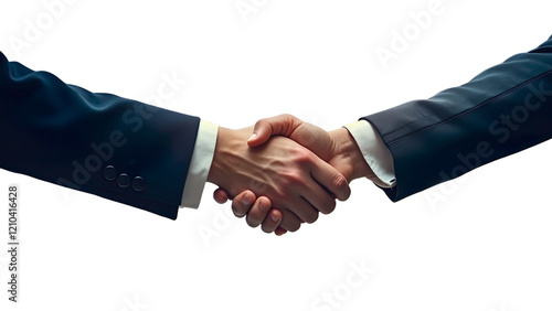 Professional Handshake PNG - Business Agreement, Corporate Deal Making, Partnership Marketing, Transparent Background Isolated