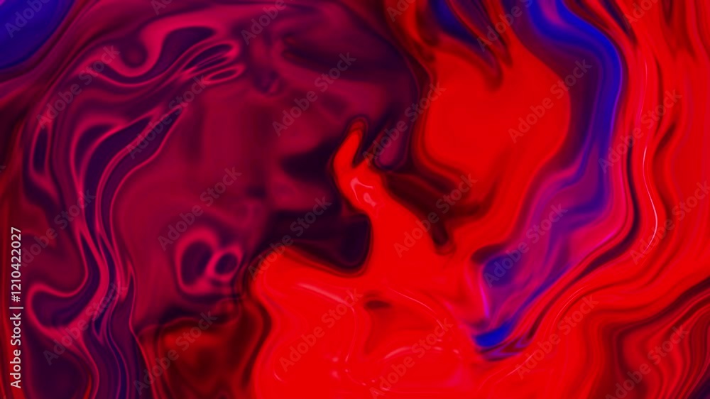Abstract vibrant flow horizontal with blue pink red and purple liquid. Abstract vibrant flow horizontal with blue pink red and purple liquid.