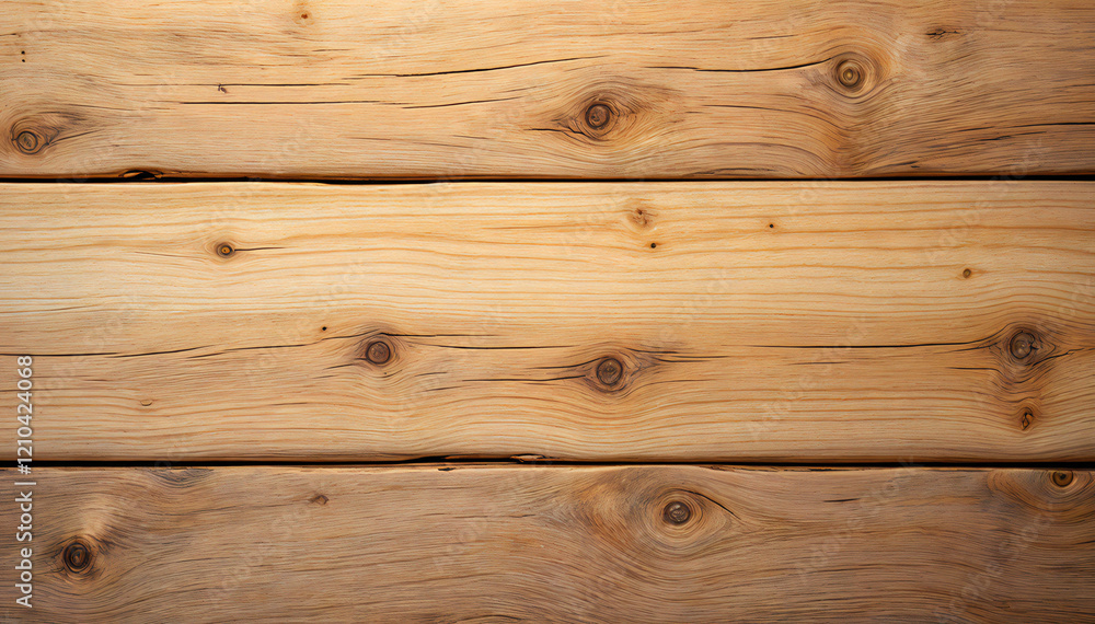 Fototapeta premium wooden planks texture close-up, showcasing the natural grain and knots