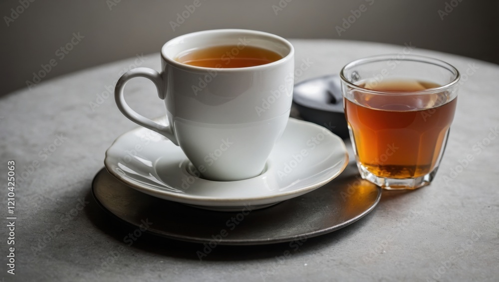 Tea in a white cup Tea in a white cup