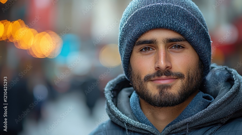 Casual Portrait of a Young Man Outdoors Casual Portrait of a Young Man Outdoors