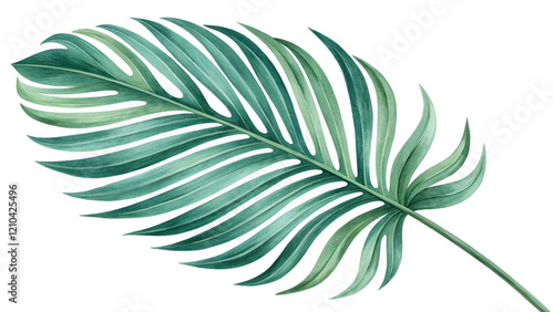 leaf isolated on white