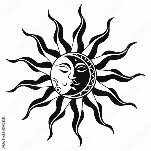 Propose Day vector silhouette black design white background