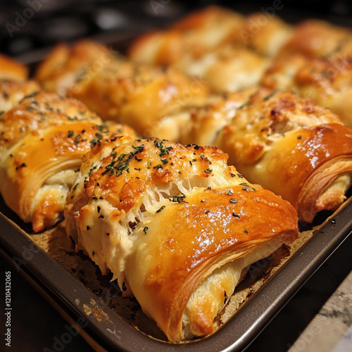 Chicken Stuffed Crescent Rolls Savory, Chicken-Filled Crescent Rolls photo