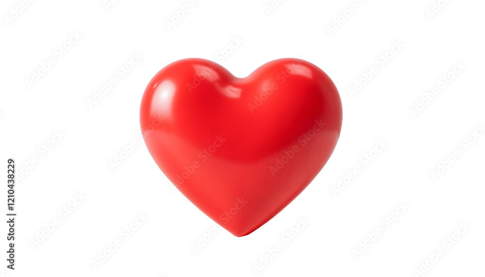 red heart isolated on white red heart isolated on white