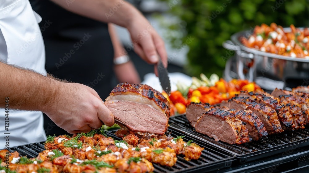 © PJ Gallery - Delicious Grilled Meat & Kebabs BBQ Feast © PJ Gallery - Delicious Grilled Meat & Kebabs BBQ Feast