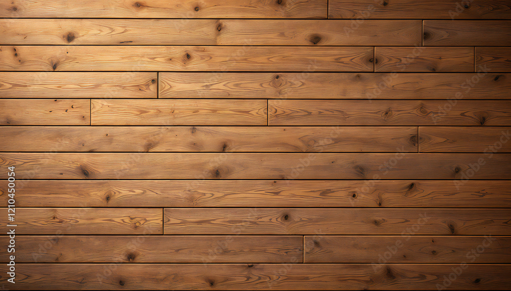 Fototapeta premium wooden wall with horizontal planks, showing natural grain and texture, suitable for backgrounds and design