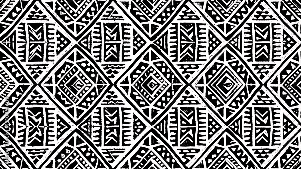 Creative ethnic style vector seamless pattern Creative ethnic style vector seamless pattern
