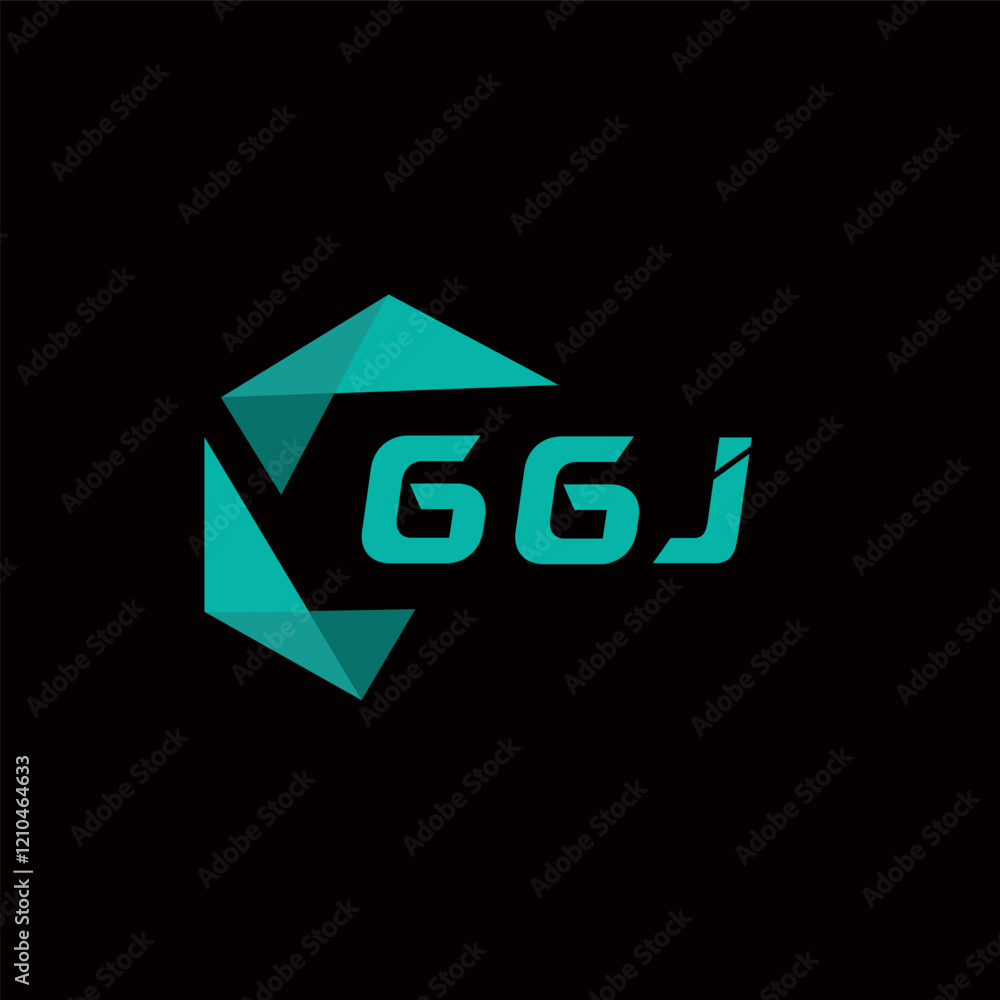 GGJ creative minimalist letter logo. GGJ unique vector initials alphabet letter logo design GGJ creative minimalist letter logo. GGJ unique vector initials alphabet letter logo design