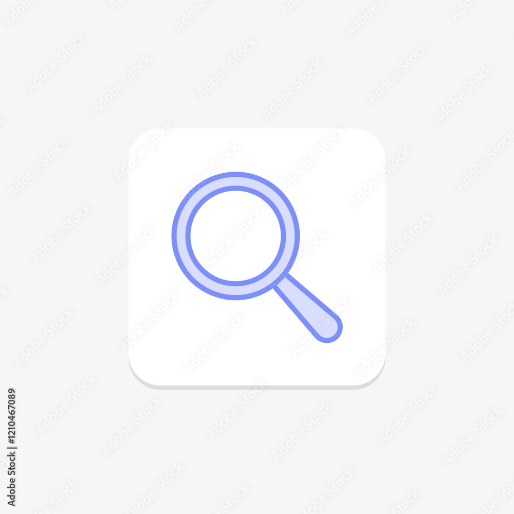 Magnifier Tool duotone line icon, vector, pixel perfect, illustrator file Magnifier Tool duotone line icon, vector, pixel perfect, illustrator file
