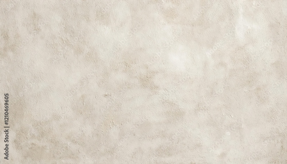 Fototapeta premium textured beige plaster wall background for interior design, digital artwork, or backdrop use, with a soft neutral tone