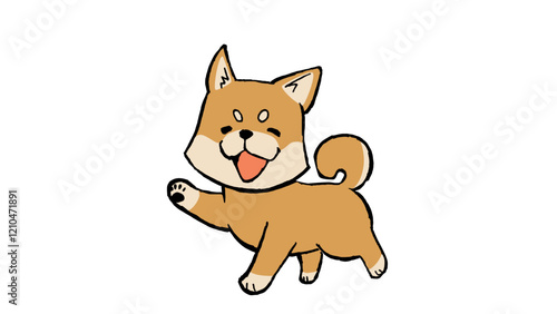 柴犬歩行1