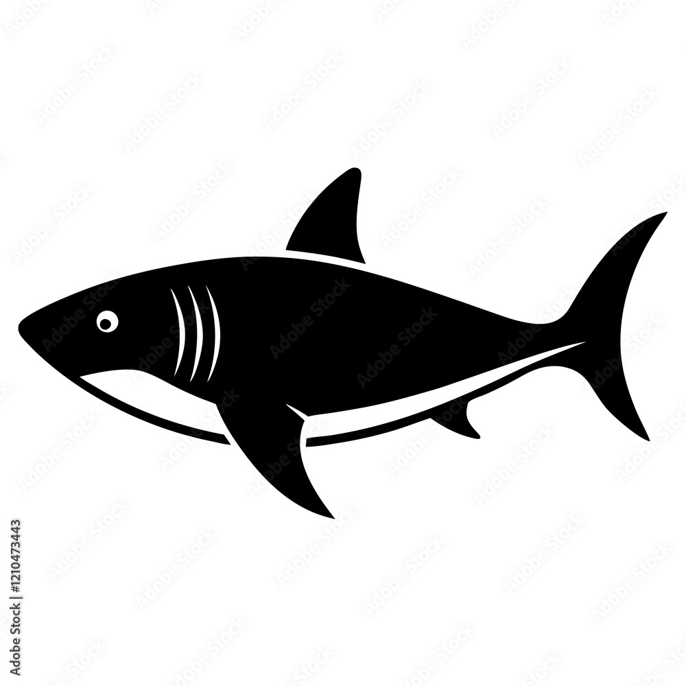 shark silhouette vector illustrator shark silhouette vector illustrator