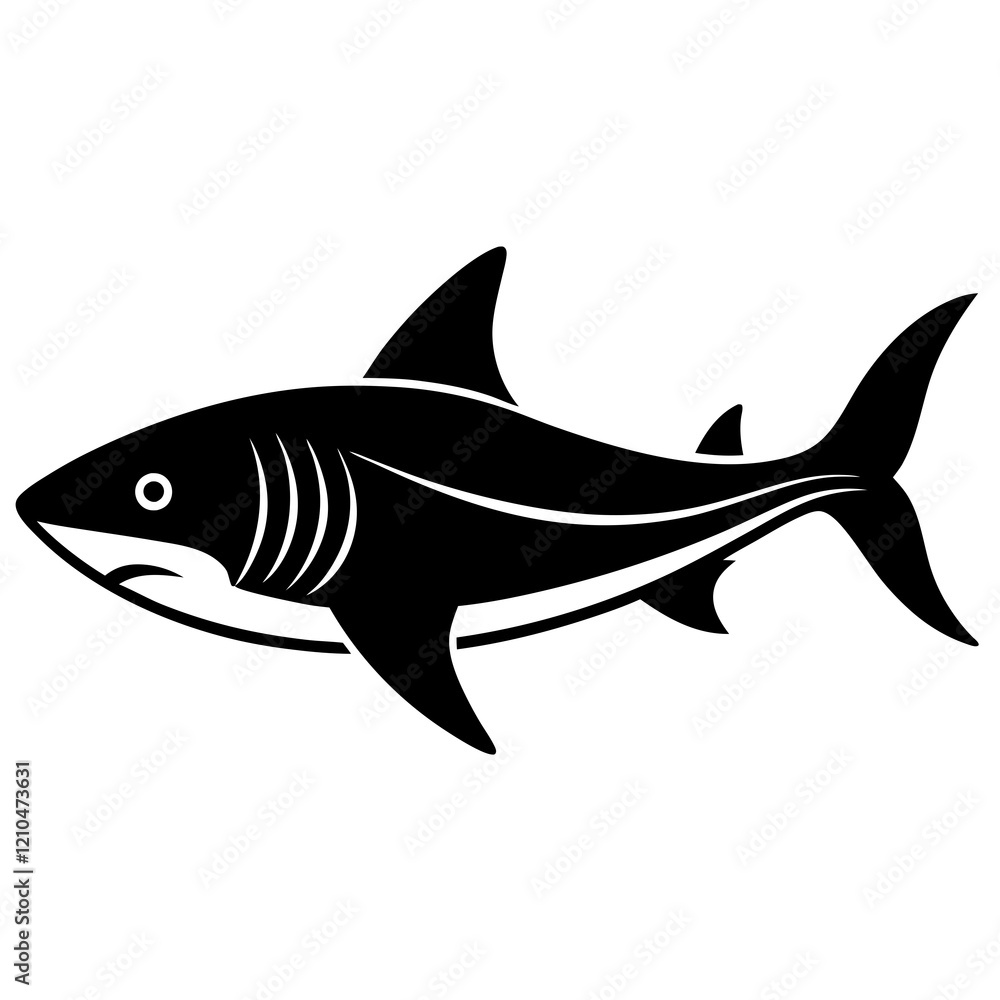 shark silhouette vector illustrator shark silhouette vector illustrator