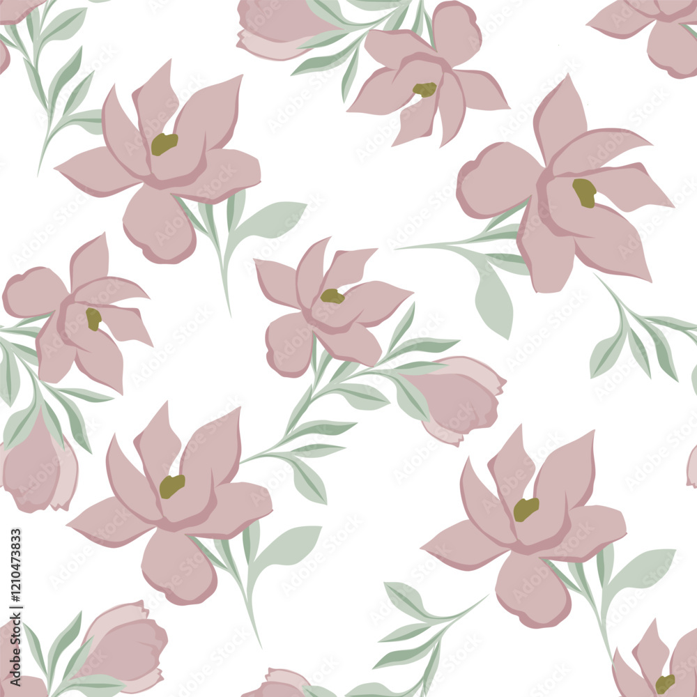 Seamless pattern with floral background Seamless pattern with floral background