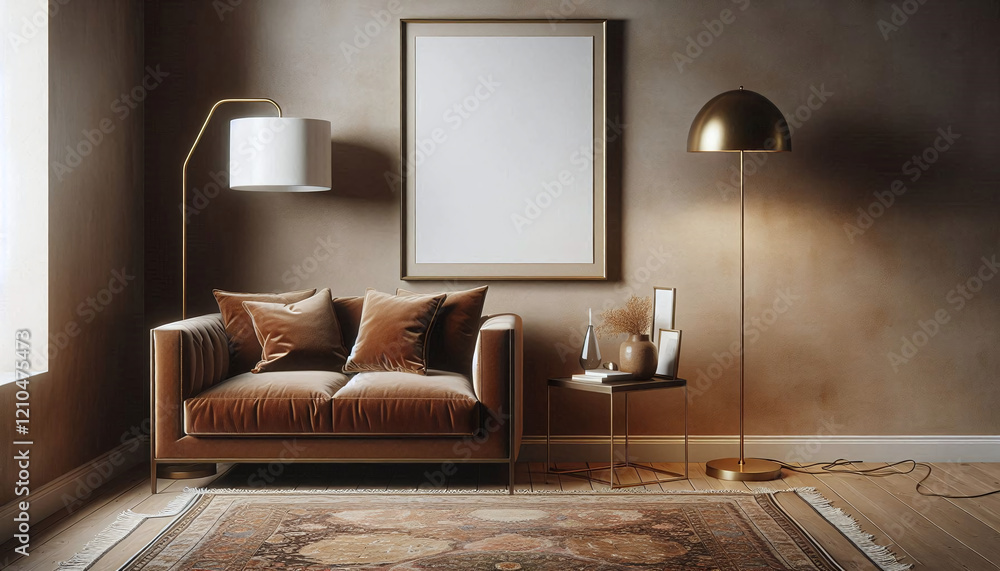 Elegant Living Room with Modern Furniture