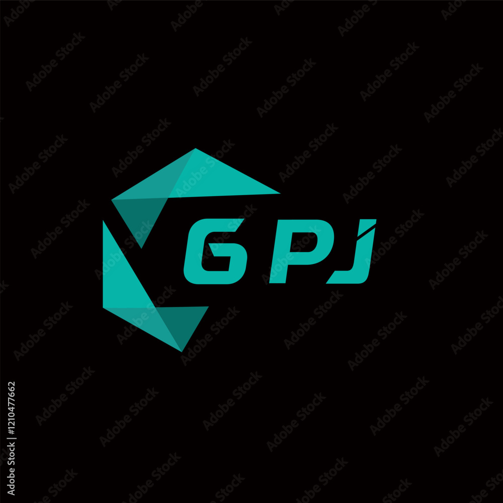 GPJ creative minimalist letter logo. GPJ unique vector initials alphabet letter logo design GPJ creative minimalist letter logo. GPJ unique vector initials alphabet letter logo design