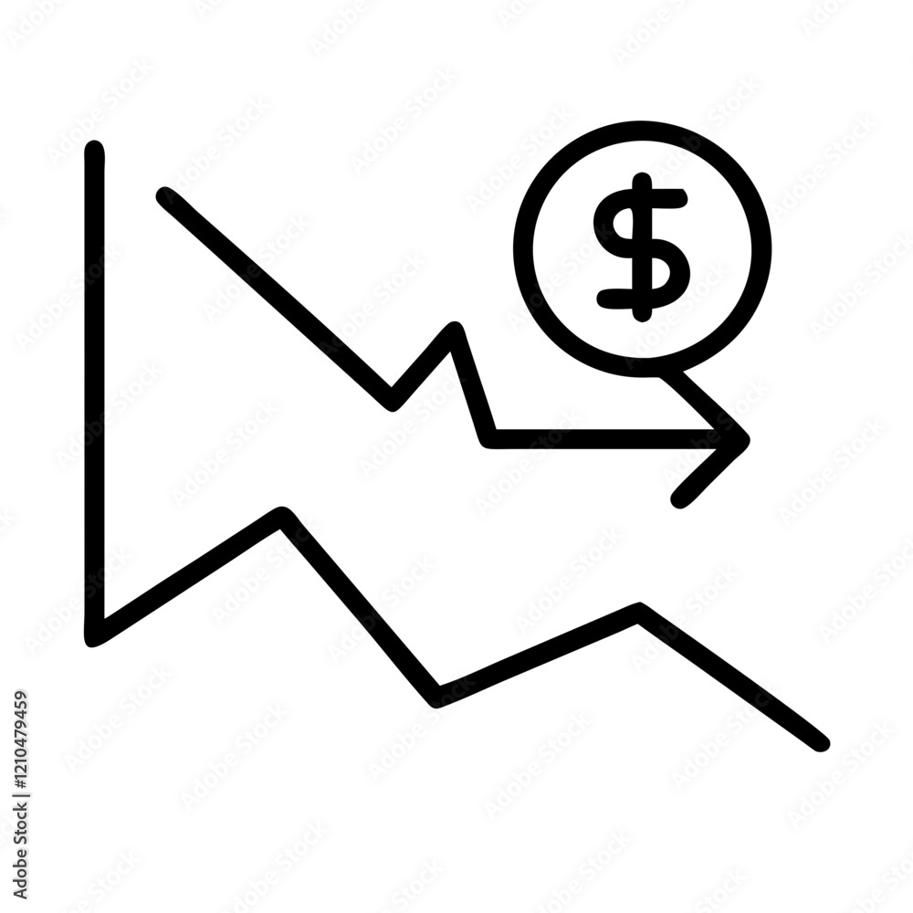 stock icon, stock line art - simple line art of stock, perfect for stock logos and icons stock icon, stock line art - simple line art of stock, perfect for stock logos and icons