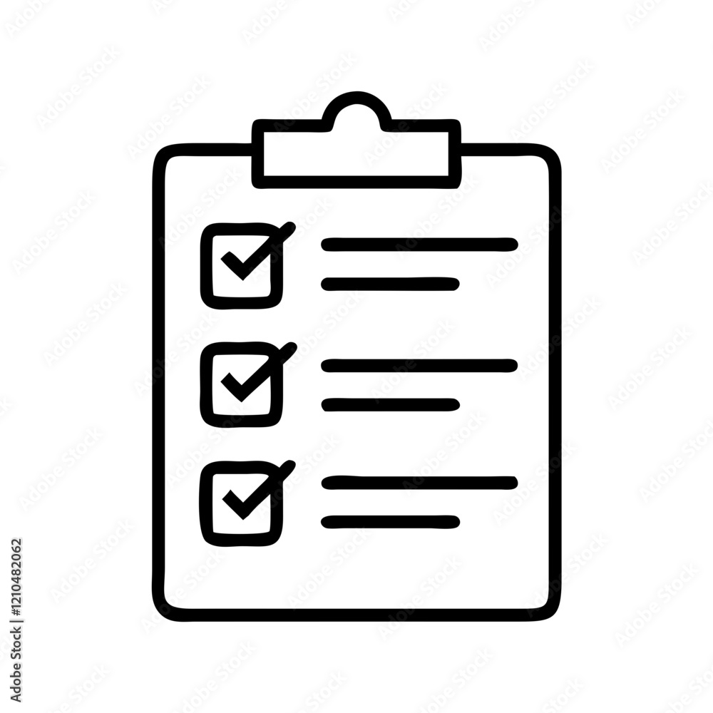 task checklist icon, task checklist line art - simple line art of task checklist, perfect for task checklist logos and icons task checklist icon, task checklist line art - simple line art of task checklist, perfect for task checklist logos and icons