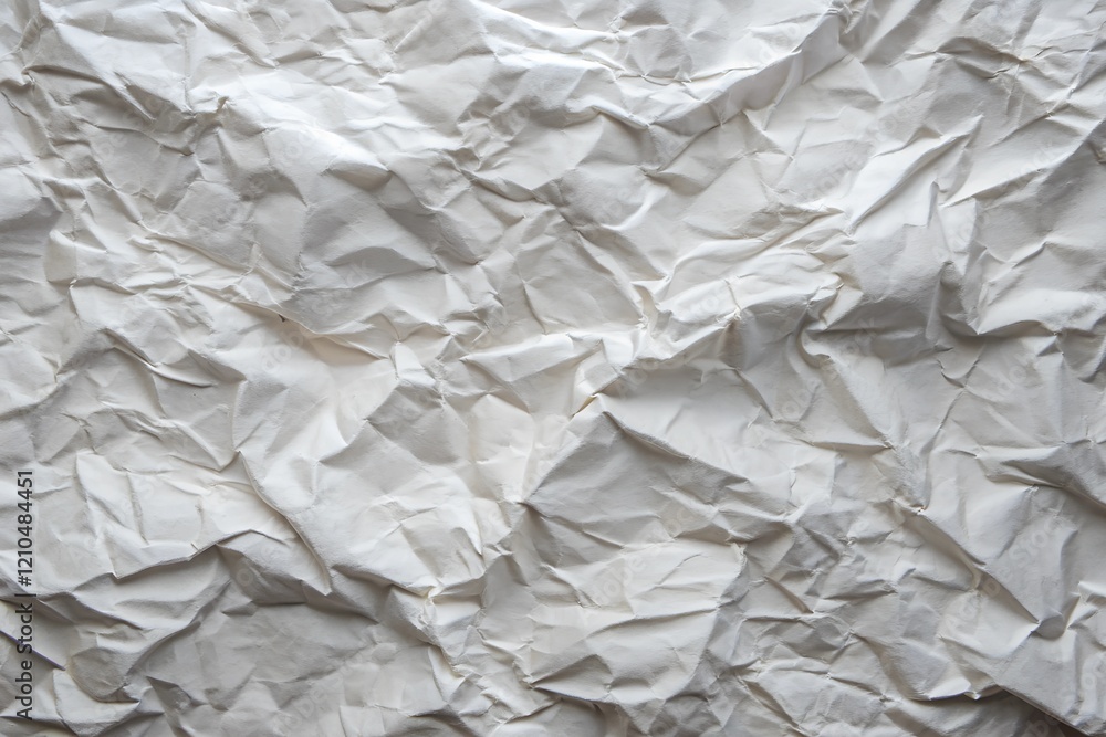 Obraz premium white crumpled paper for background