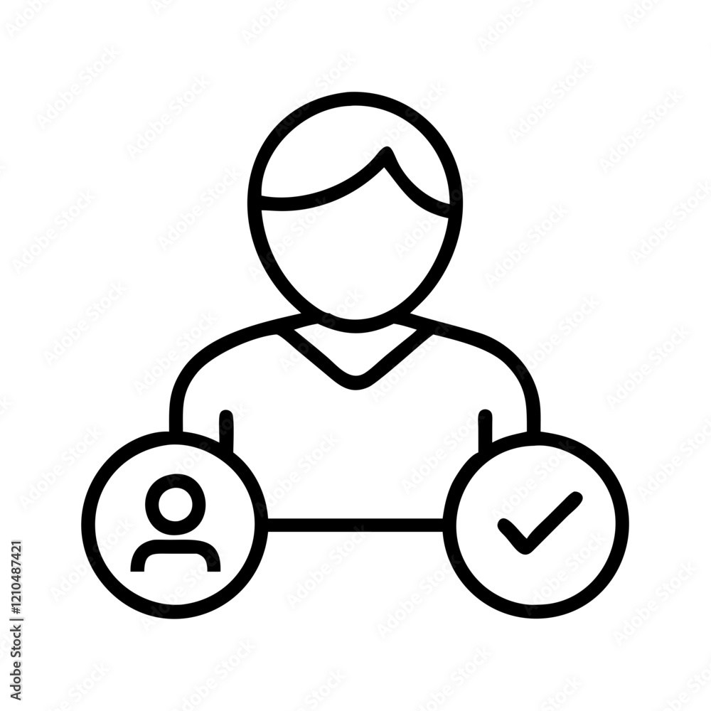 user roles icon, user roles line art - simple line art of user roles, perfect for user roles logos and icons user roles icon, user roles line art - simple line art of user roles, perfect for user roles logos and icons
