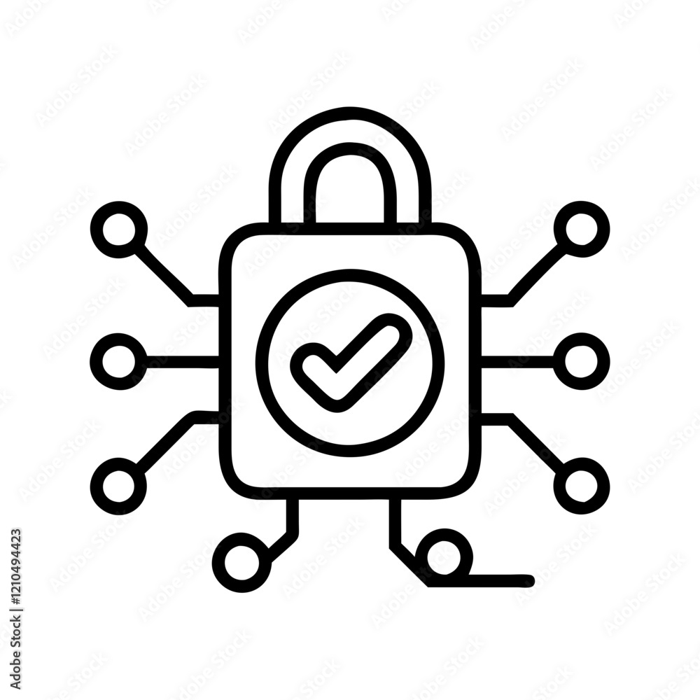 zero trust security icon, zero trust security line art - simple line art of zero trust security, perfect for zero trust security logos and icons zero trust security icon, zero trust security line art - simple line art of zero trust security, perfect for zero trust security logos and icons
