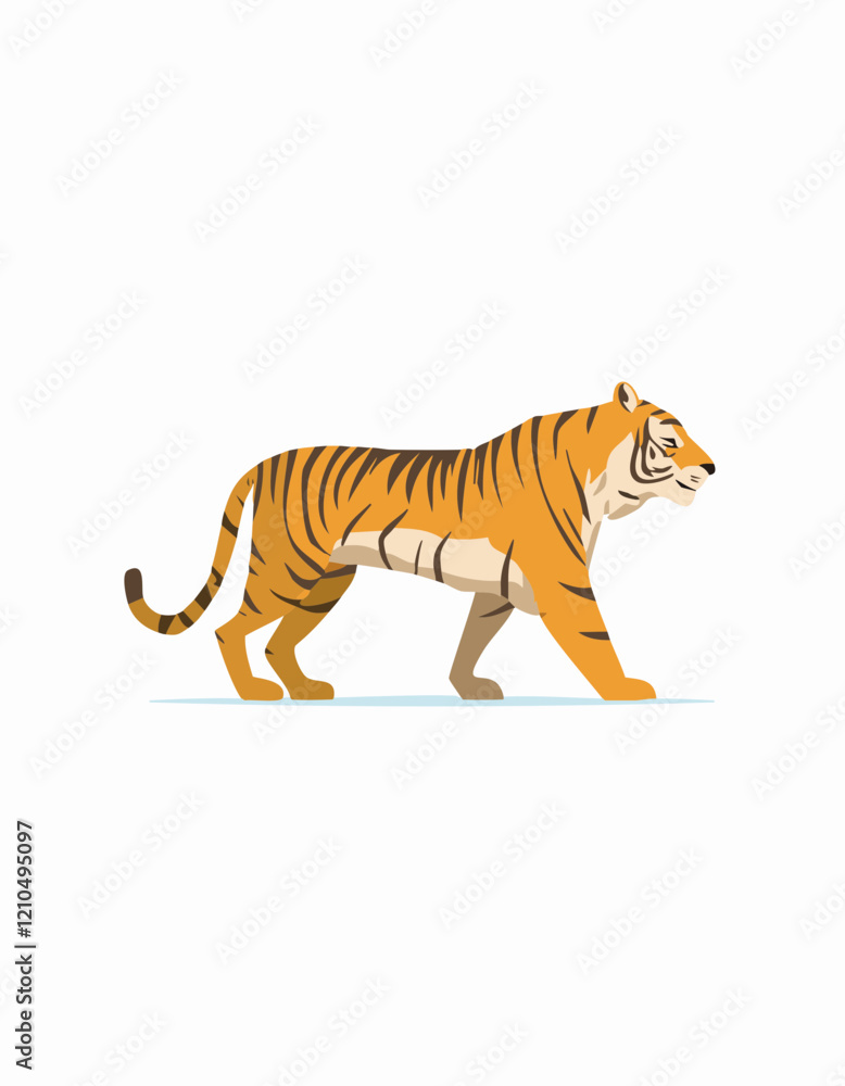 Obraz premium tiger vector