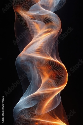 artistic interpretation of genetic evolution