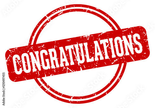 congratulations stamp