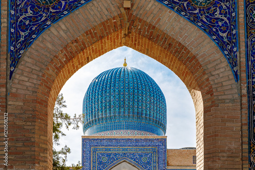 Schilderij op canvas Beautiful Gur-e-Amir Mausoleum in Samarkand, Uzbekistan