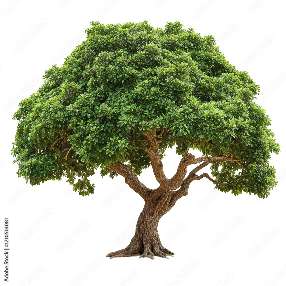 Magnificent Tree Isolated on a Black Background Magnificent Tree Isolated on a Black Background