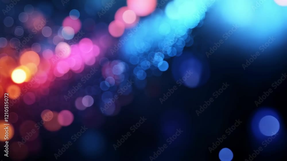Colorful abstract light bokeh transition with vibrant moving particles Colorful abstract light bokeh transition with vibrant moving particles