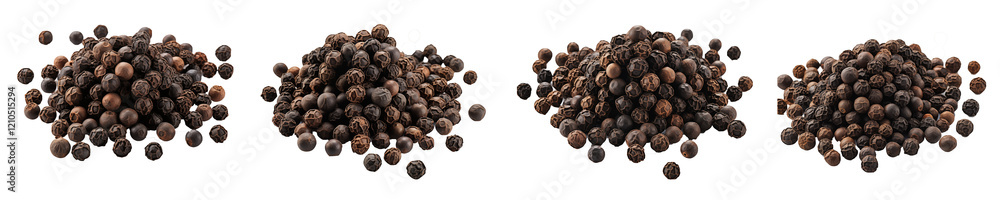 piles of black pepper, isolated background, digital resources for culinary website design, photography piles of black pepper, isolated background, digital resources for culinary website design, photography