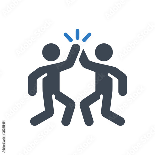 High Five Teamwork Icon