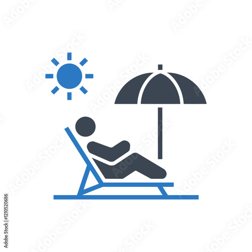 Beach Relaxation Icon