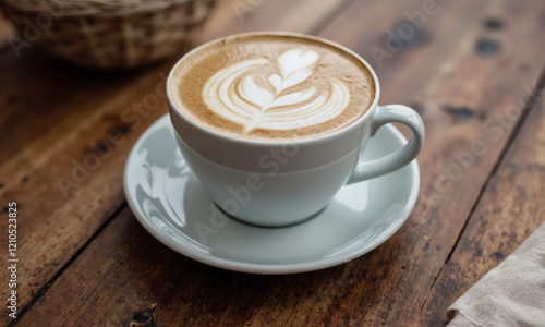 Cafe au Lait with Coffee and Hot Milk