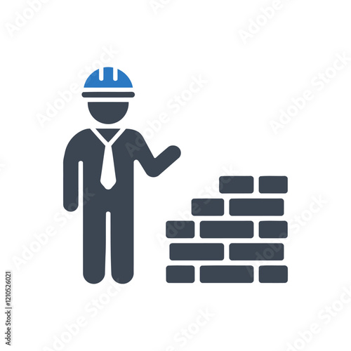 Construction Brick Icon