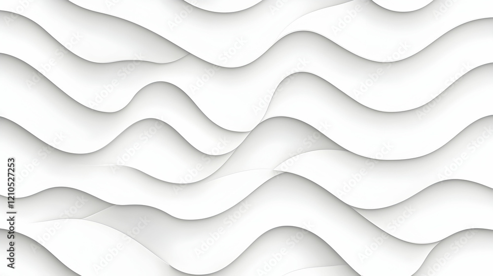 Abstract white wave pattern background texture; ideal for website design or presentations Abstract white wave pattern background texture; ideal for website design or presentations