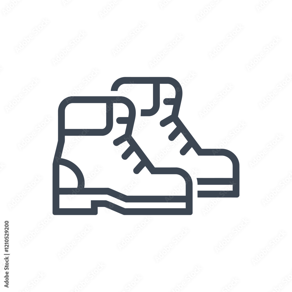 Durable Boots Pair Icon Durable Boots Pair Icon
