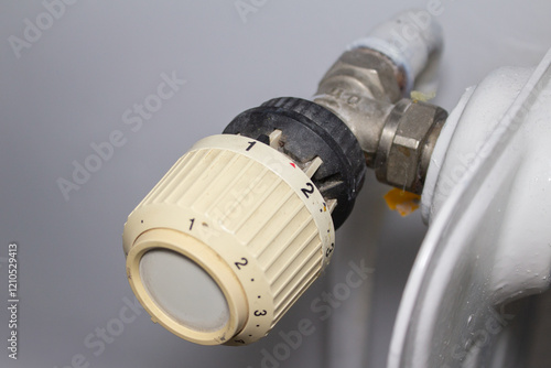 close up of a radiator