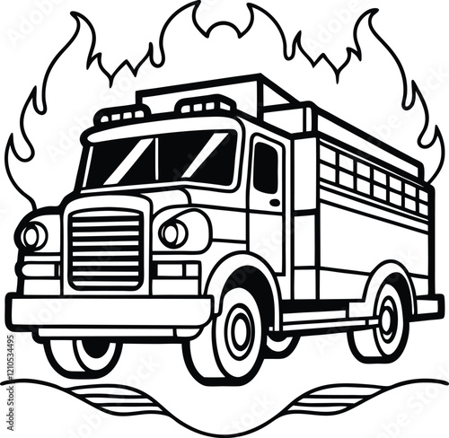 Firetrucks are engineering marvels, designed to navigate urban landscapes while battling unpredictable and destructive fires.