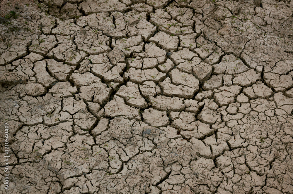 Cracked soil due to drought, Brown dry soil or cracked ground texture background, Aridity, cracked mud. Cracked soil due to drought, Brown dry soil or cracked ground texture background, Aridity, cracked mud.