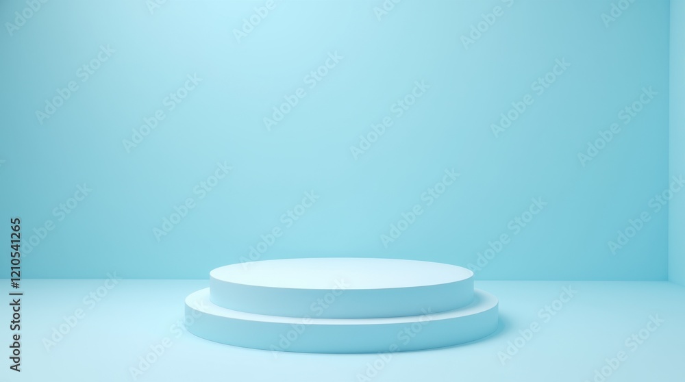 Baby Blue Podium Background Image Baby Blue Podium Background Image
