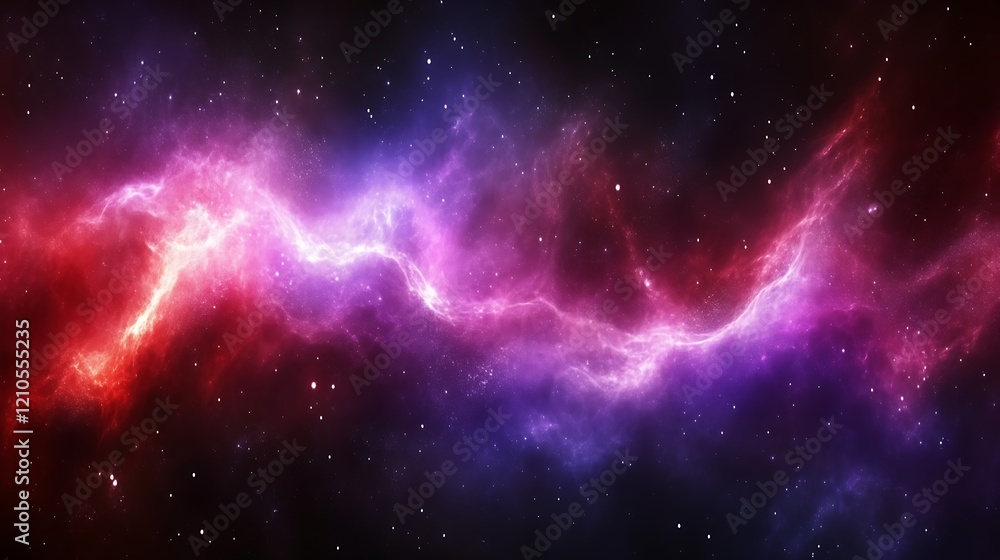 Cosmic Nebula Swirls Through Starry Space Cosmic Nebula Swirls Through Starry Space