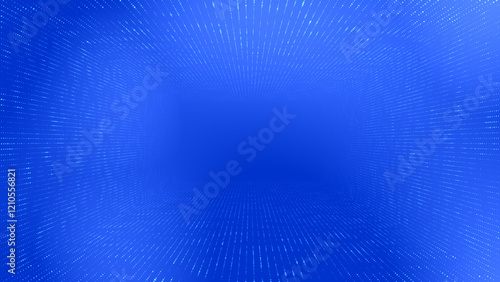 Digital Blue Tunnel technology background