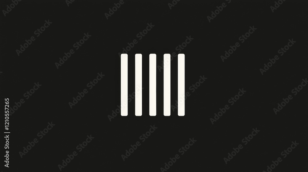 Minimalist design with vertical white lines on a dark background for creative inspiration Minimalist design with vertical white lines on a dark background for creative inspiration