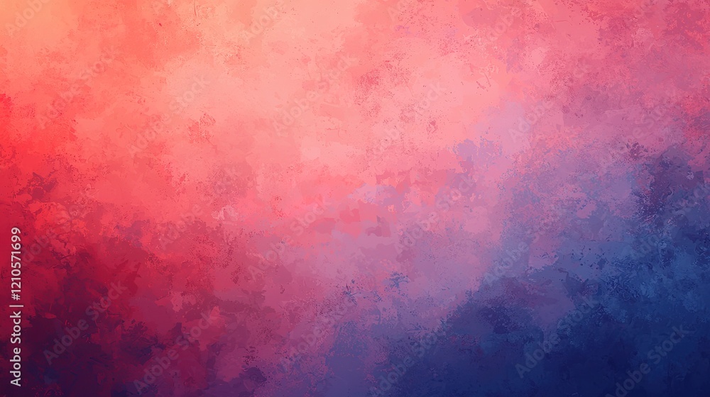 Obraz premium A vibrant, textured background featuring a blend of pink, purple, and blue hues, creating an abstract, atmospheric effect.