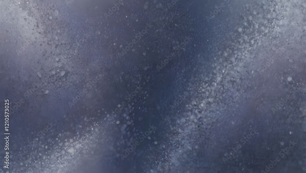 Fototapeta premium A grainy, dark blue background with speckled white accents.